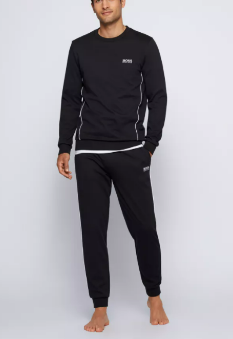 Boss Logo tracksuit bottoms in cotton 50460273