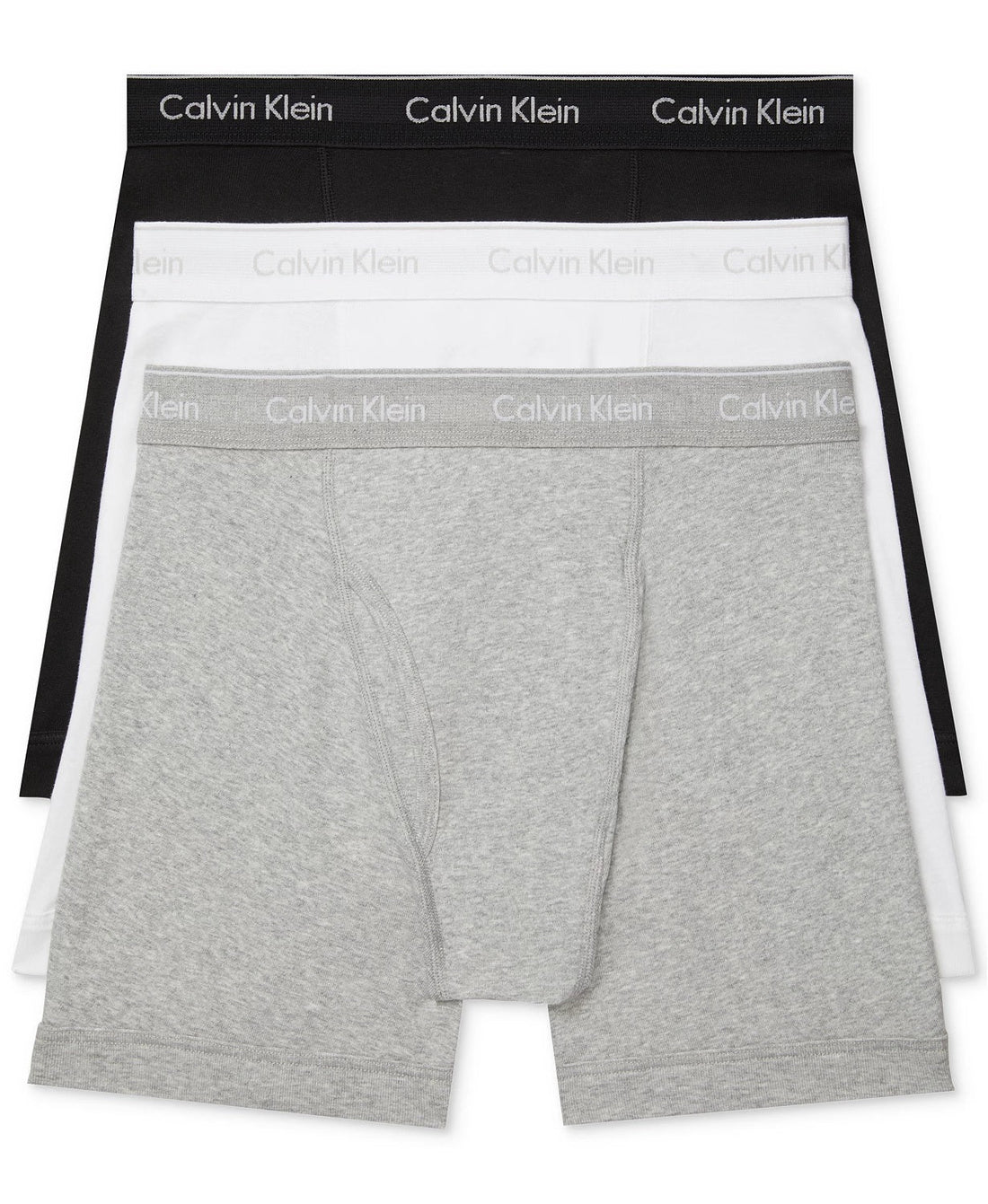 [Calvin Klein] Men's 3-Pack Cotton Classics Boxer Briefs NB4003-900 - Woodburymall