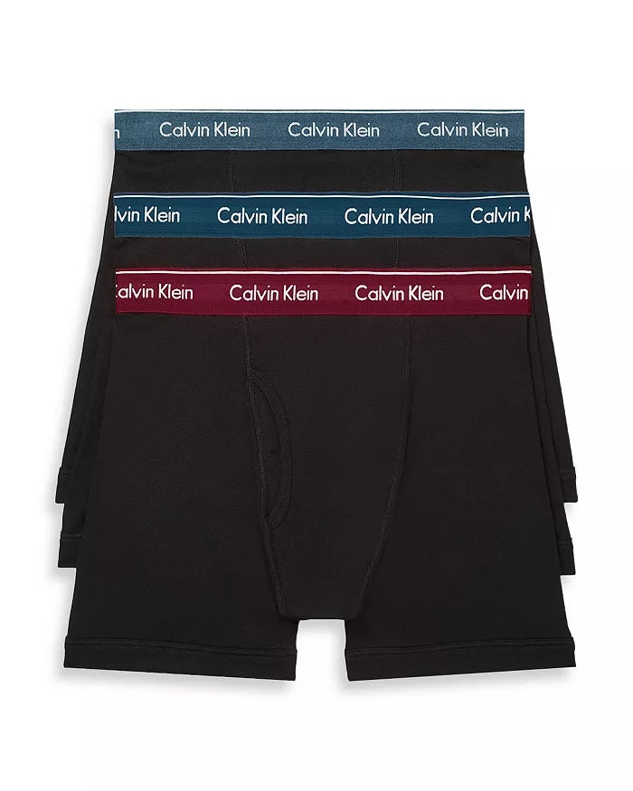 [Calvin Klein] Men's 3-Pack Cotton Classics Boxer Briefs NB4003-911 - Woodburymall