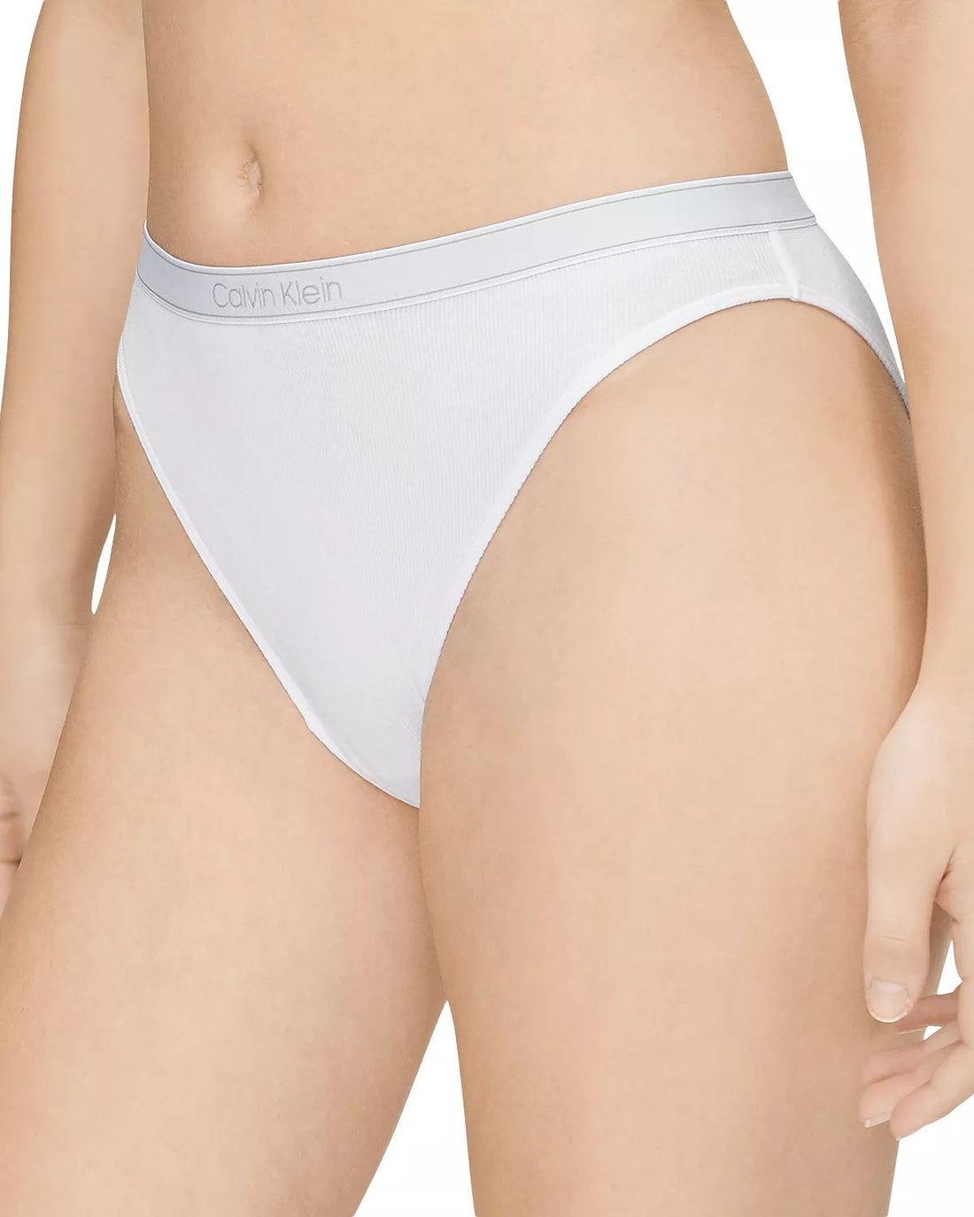 [Calvin Klein] Pure Ribbed Cheeky Bikini Underwear QF6443-110 - Woodburymall