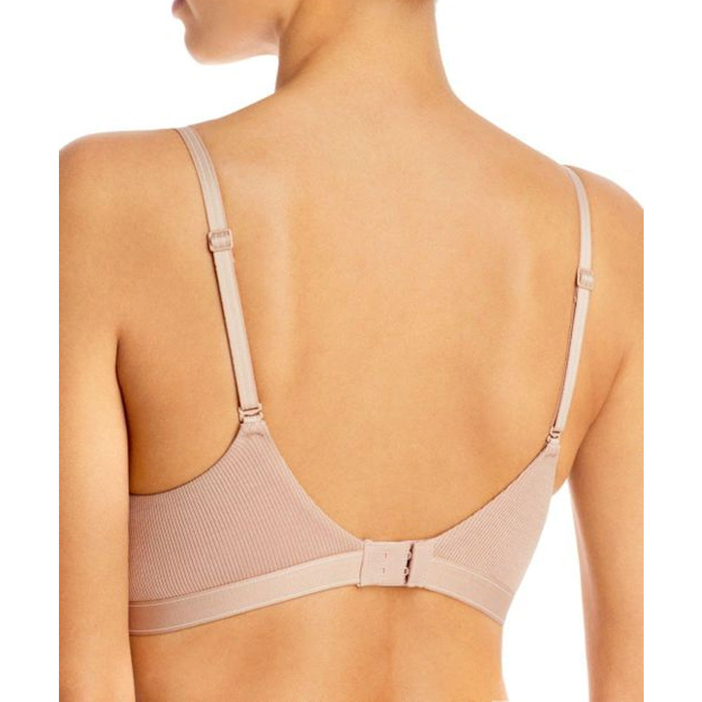 [Calvin Klein] Women's Pure Ribbed Light Lined Bralette QF6439-200 - Woodburymall