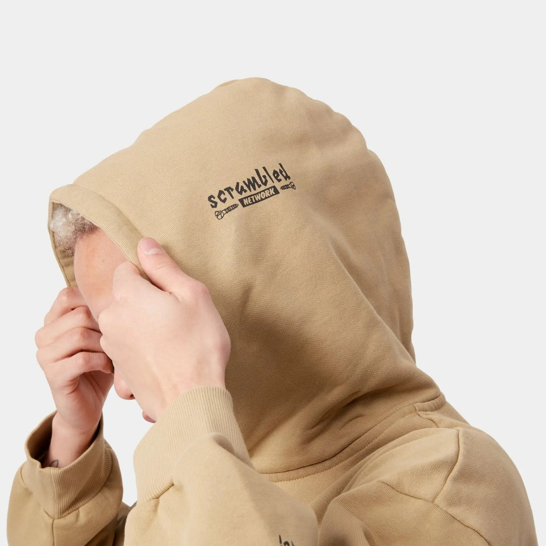 [CARHARTT WIP] Hooded Scramble Sweatshirt Dusty