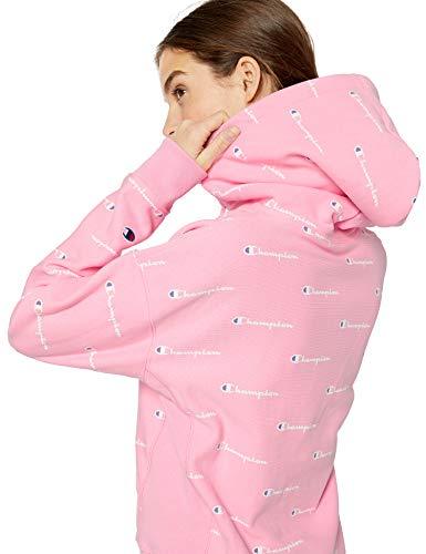 [CHAMPION] Women's Reverse Weave Hoodie WL757P PINK CANDY