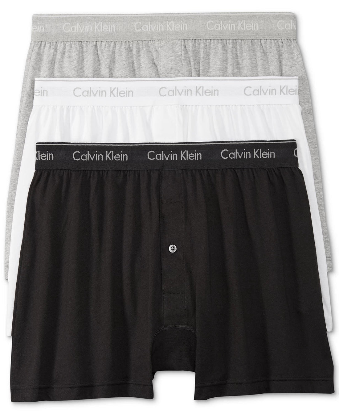 [Calvin Klein] Men's 3-Pack Cotton Classics Boxer Briefs NB4005-900 - Woodburymall