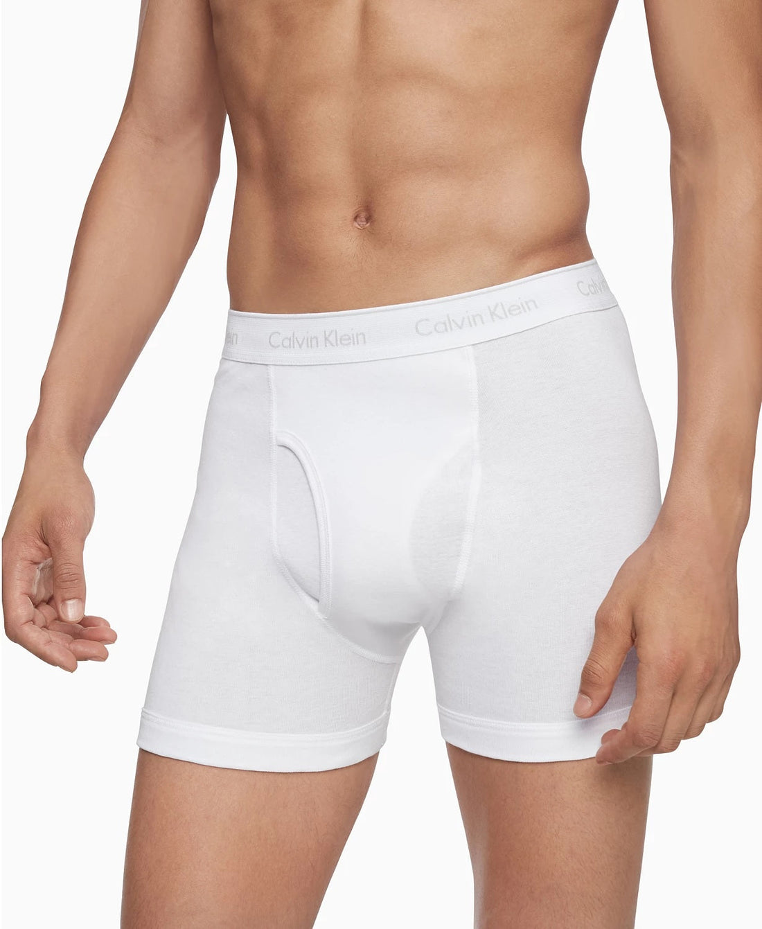 [Calvin Klein] Men's 3-Pack Cotton Classics Boxer Briefs NB4003-100 - Woodburymall