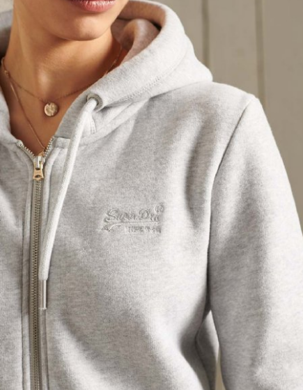 SUPERDRY Signature Logo Classic Zip Hoodie W2010742A