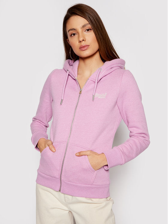 SUPERDRY Signature Logo Classic Zip Hoodie W2010742A